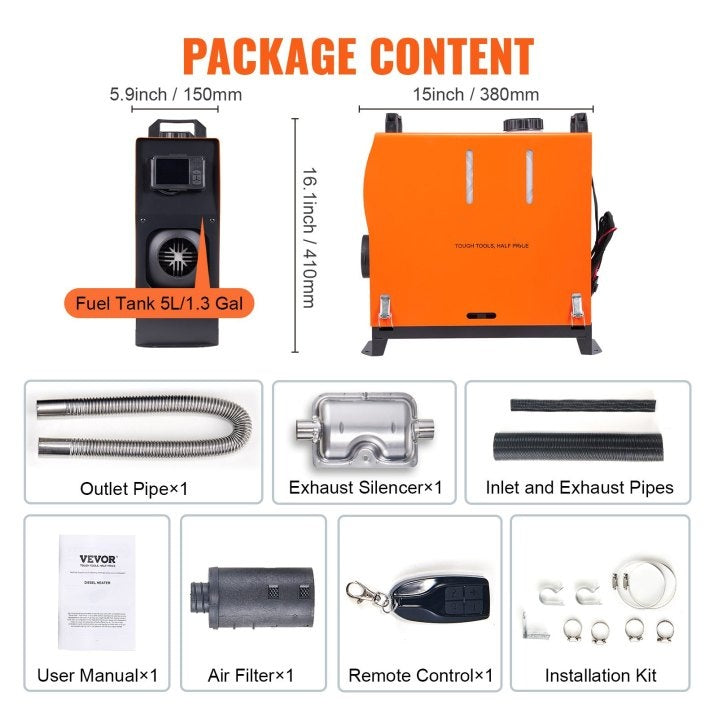 Diesel Air Heater All-in-one